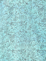 アメリカ製 総柄  ビッグシルエット 半袖シャツ