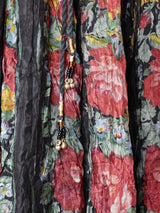 花柄 フレアスカート