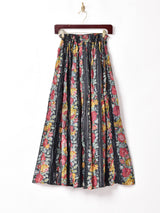 花柄 フレアスカート