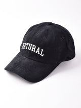 コーデュロイ メッセージキャップ