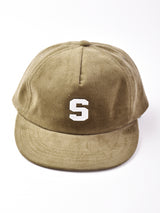 【4色展開】  アルファベット コーデュロイキャップ