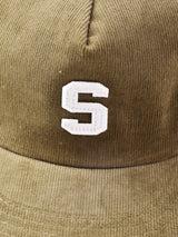 【4色展開】  アルファベット コーデュロイキャップ