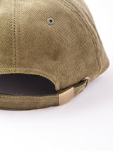 【4色展開】  アルファベット コーデュロイキャップ