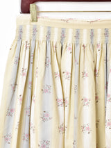 花柄 フレアスカート