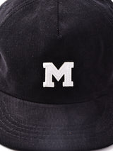 【4色展開】  アルファベット コーデュロイキャップ