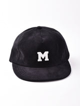 【4色展開】  アルファベット コーデュロイキャップ