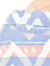 総柄 半袖シャツ