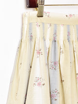 花柄 フレアスカート