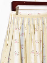 花柄 フレアスカート