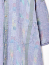 総柄 半袖シャツ