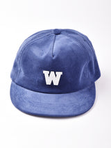 【4色展開】 アルファベット コーデュロイキャップ