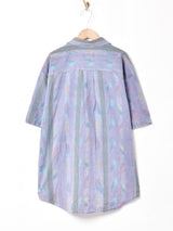 総柄 半袖シャツ