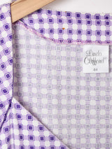 スリーブレス 総柄ワンピース