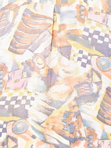 総柄 半袖シャツ