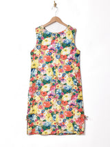 60's   花柄 スリーブレスワンピース