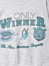 イタリア製 ショート丈プリントスウェット