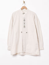 スタンドカラー チロリアンシャツ