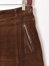 コーデュロイフレアスカート