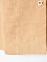 フロントボタン コーデュロイスカート