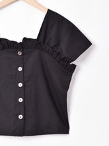 【2色展開】Meridianコットンリネンビスチェ