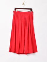 コーデュロイ プリーツスカート