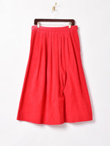 コーデュロイ プリーツスカート