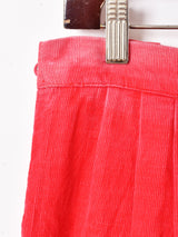 コーデュロイ プリーツスカート