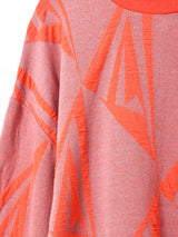 ドイツ製 織総柄 スウェットシャツ