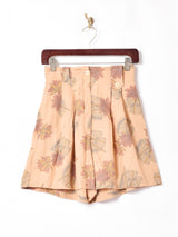 花柄 ショートパンツ W26