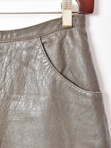 レザースカート