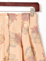 花柄 ショートパンツ W26