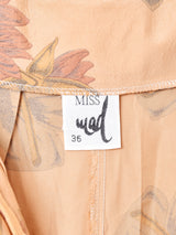 花柄 ショートパンツ W26