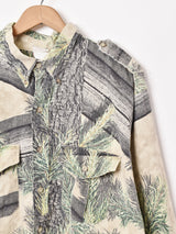 アメリカ製 総柄 長袖シャツ