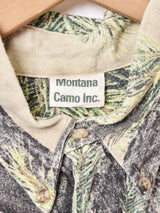 アメリカ製 総柄 長袖シャツ