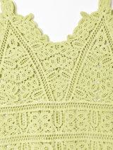 【3色展開】Meridianトライアングル  クロシェキャミソール