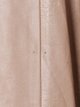 レザーフレアスカート