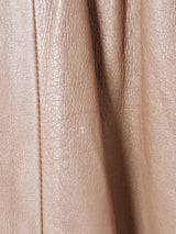 レザーフレアスカート