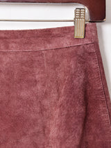 スウェード ミニタイトスカート