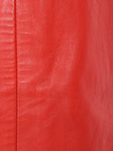 レザー ミニタイトスカート