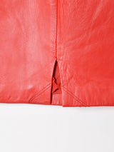 レザー ミニタイトスカート