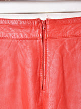 レザー ミニタイトスカート