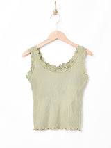 【4色展開】Meridian メロウ リブタンクトップ