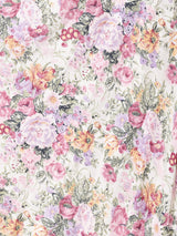 アメリカ製 花柄 長袖 シャツワンピース