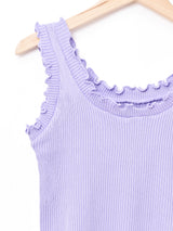 【4色展開】Meridianメロウ リブタンクトップ