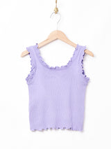 【4色展開】Meridianメロウ リブタンクトップ