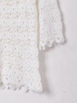 半袖クロシェトップス