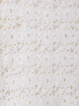 半袖クロシェトップス