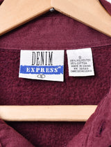 襟付き デザインスウェット