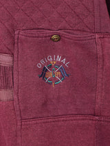 襟付き デザインスウェット