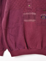 襟付き デザインスウェット